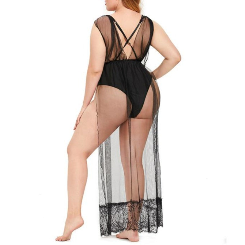 Lace Dress Sexy One-Piece Pajamas