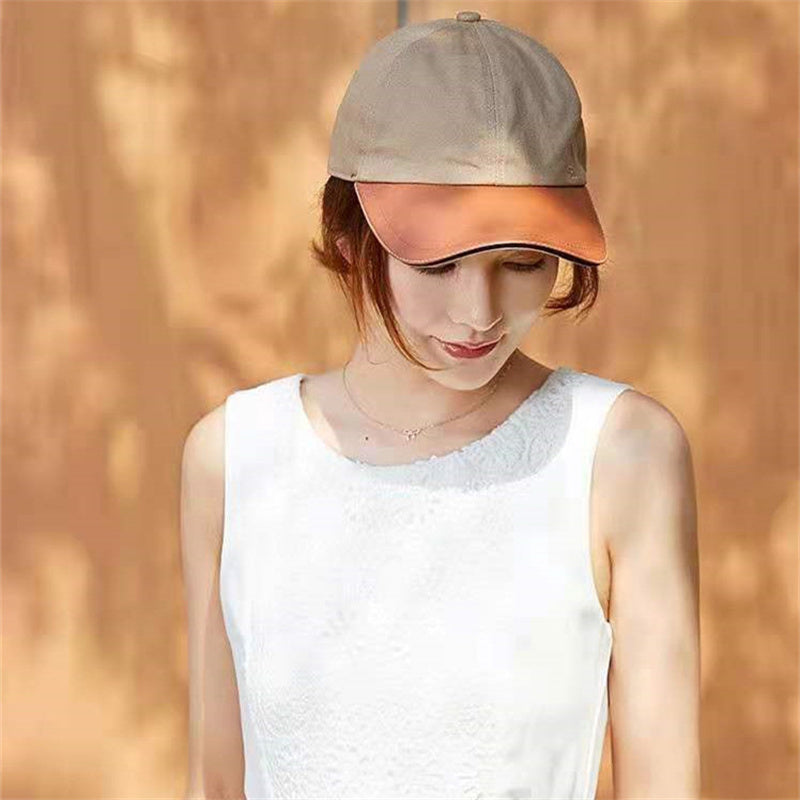 American Spliced Casual Couple Sun Shade Baseball Cap