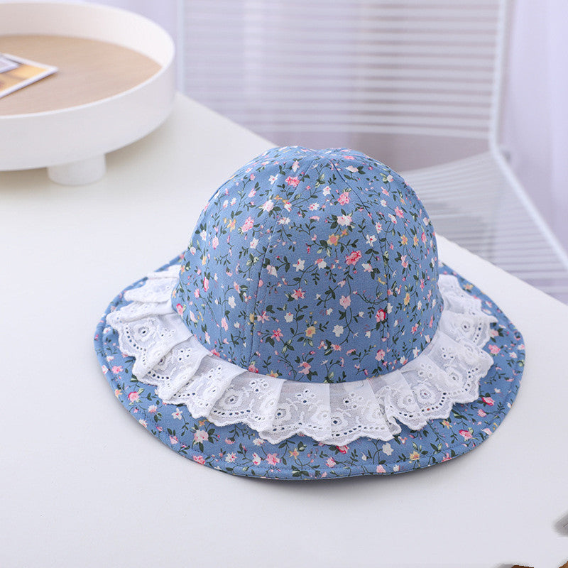 Basin of broken beautiful lace hat shading