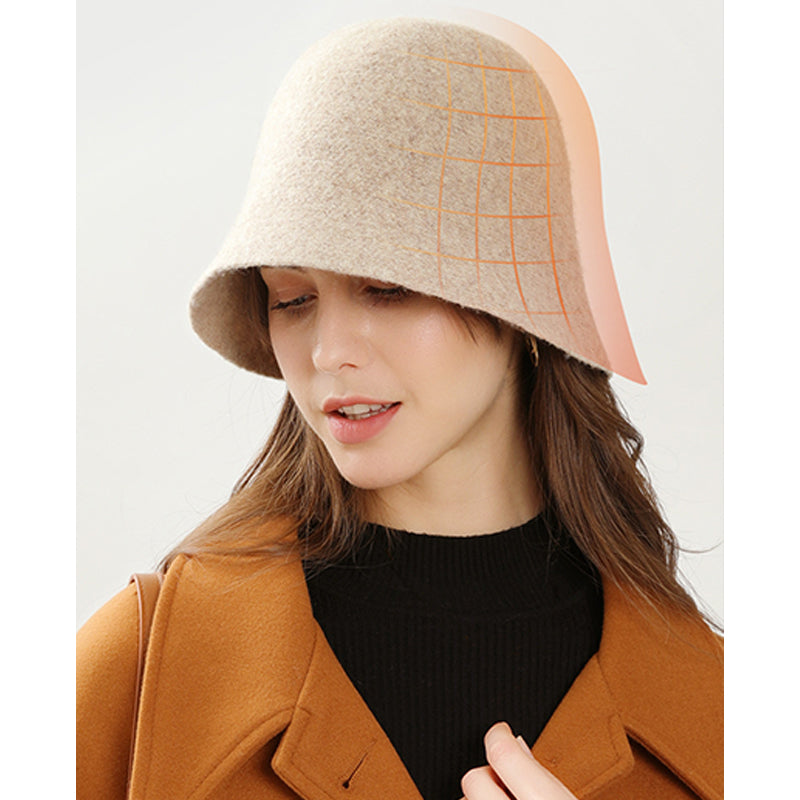 Fashion Autumn And Winter Retro Wool Warm Bucket Hat