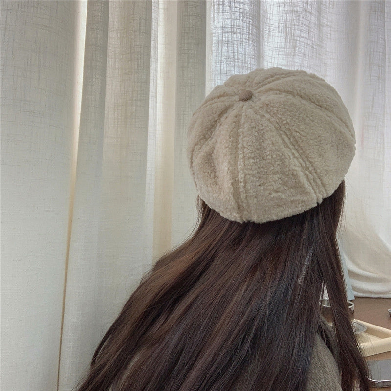 Versatile Retro Fashionable Temperament Octagonal Hat