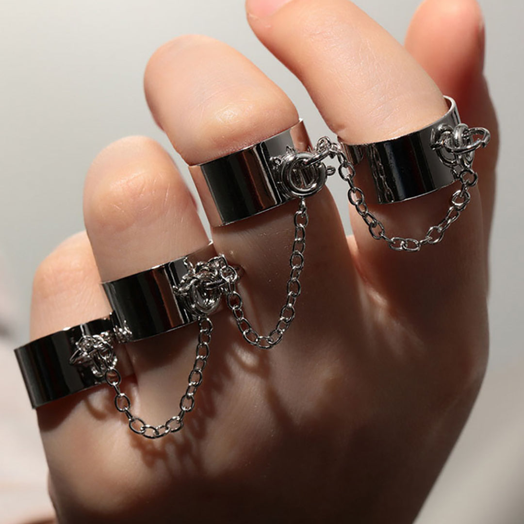 Ziibras™ Fashion Punk Combination Ring