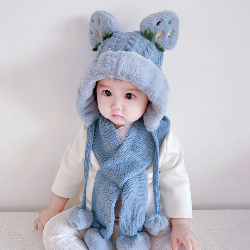 Two-piece Strawberry Ear Scarf