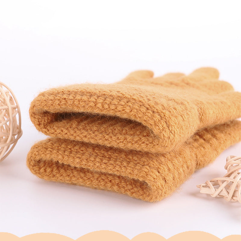 Winter Warm Office Knitting Gloves