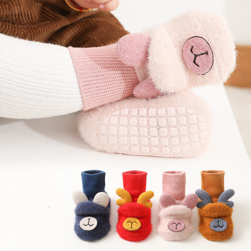 Thick Warm And Non-slip Cartoon Socks