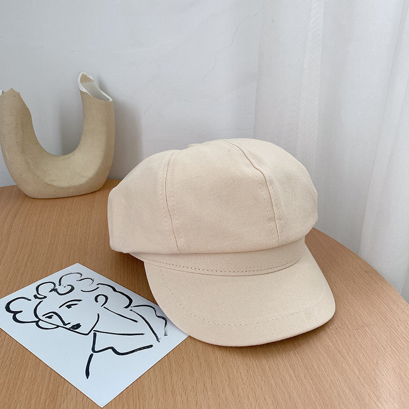 Retro English Duck Tongue octagonal Beret