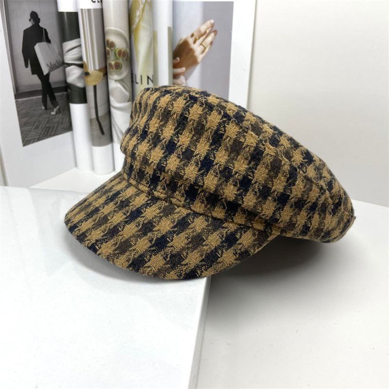 Versatile newsboy fashion duck tongue beret