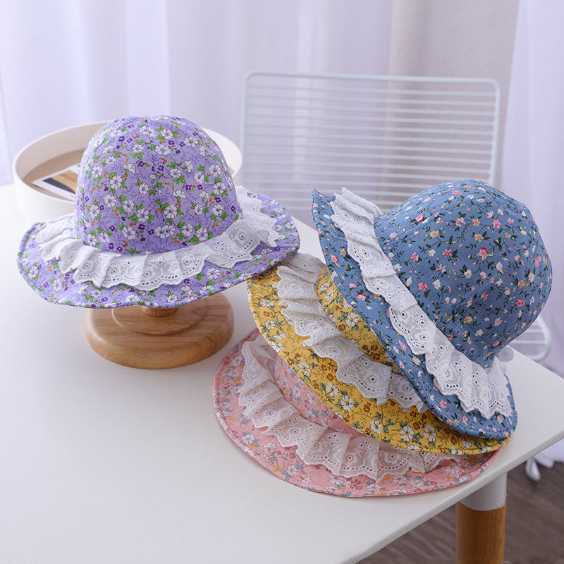 Basin of broken beautiful lace hat shading