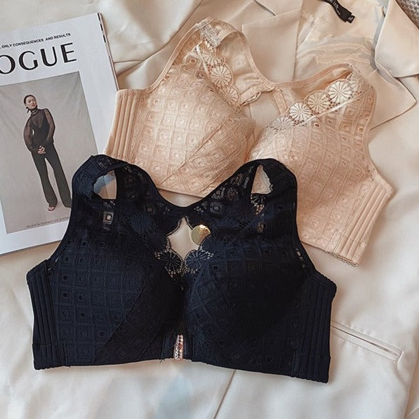 Ziibras™ Front Closure Breathable Thin Bra