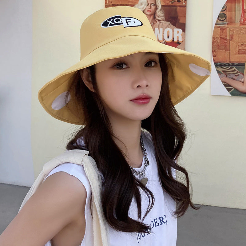 Fashion soft skin-friendly sun visor