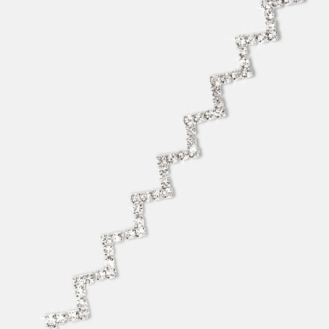 Stylish Rhinestone Flower-shape Necklace