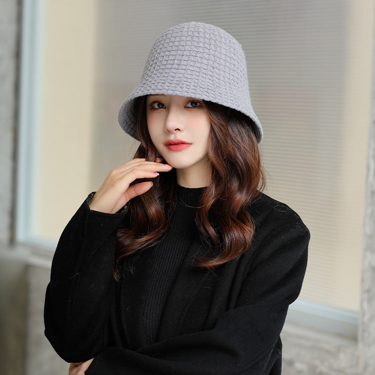 Winter Knitted Bucket Hat