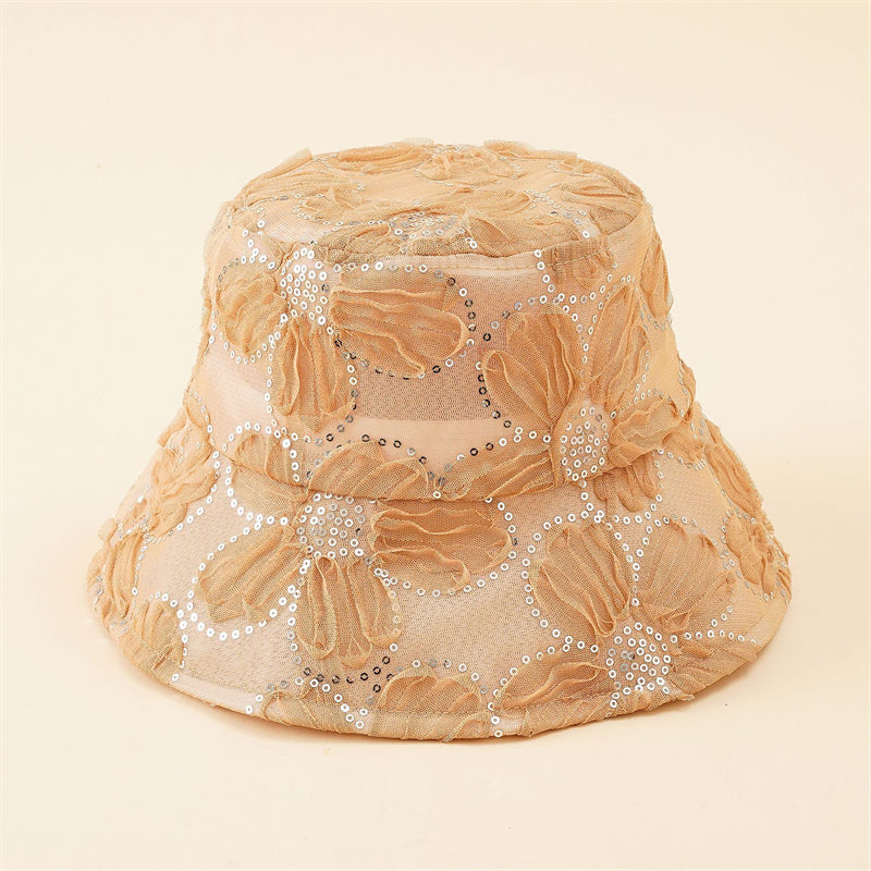 Lace Flower Breathable Mesh Sunscreen Hat