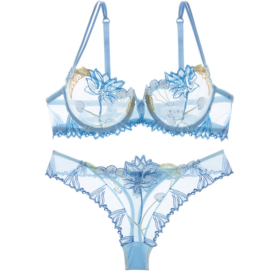 Ziibras Ultra-thin Lace Bras Sets