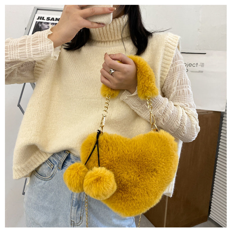 Personalized love one shoulder carrying large capacity cross-body bag