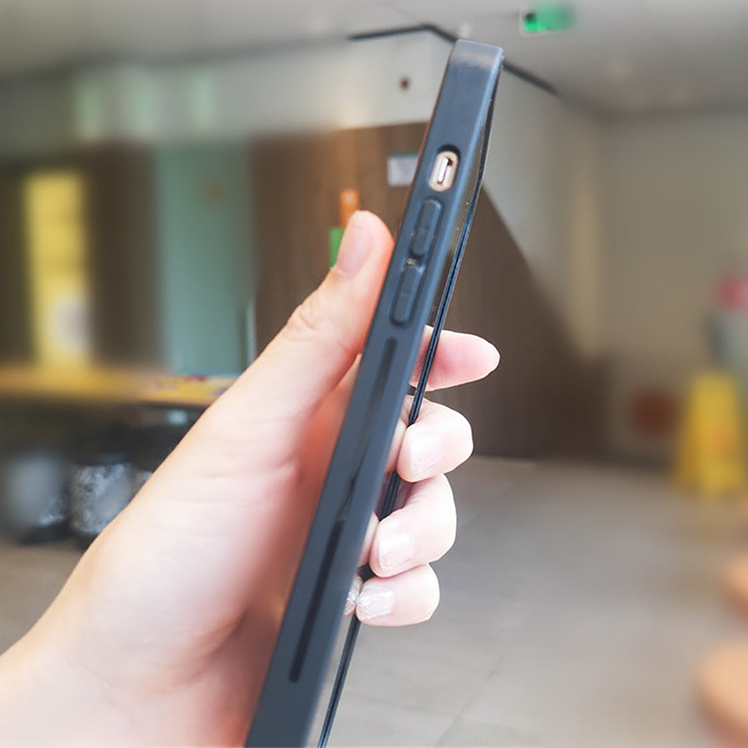 Ziibras™ Glossy Tempered Glass Phone Case for iPhone 12 &11