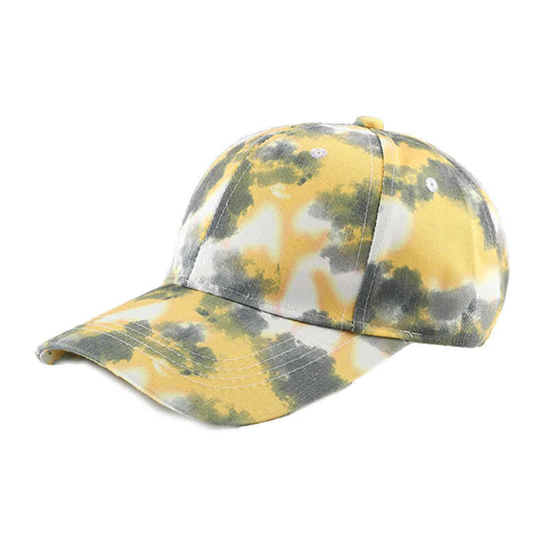 Tie-dyed street-coloured shade hats