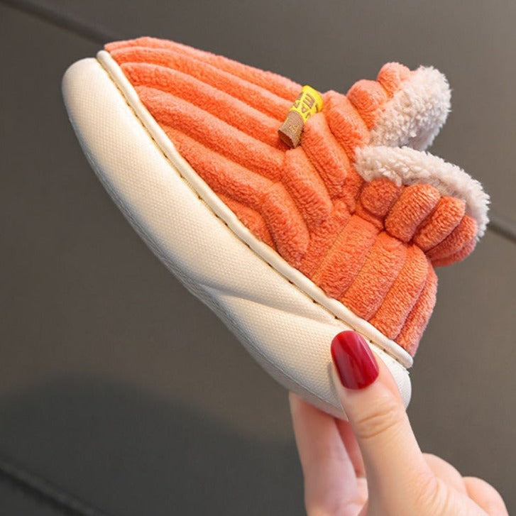 Children's Non-slip Woolen Cotton Shoes