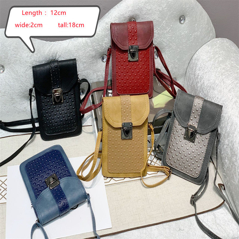 Fashion Two-Tone Polka Dot Shoulder Bag