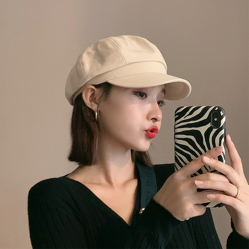 Retro English Duck Tongue octagonal Beret