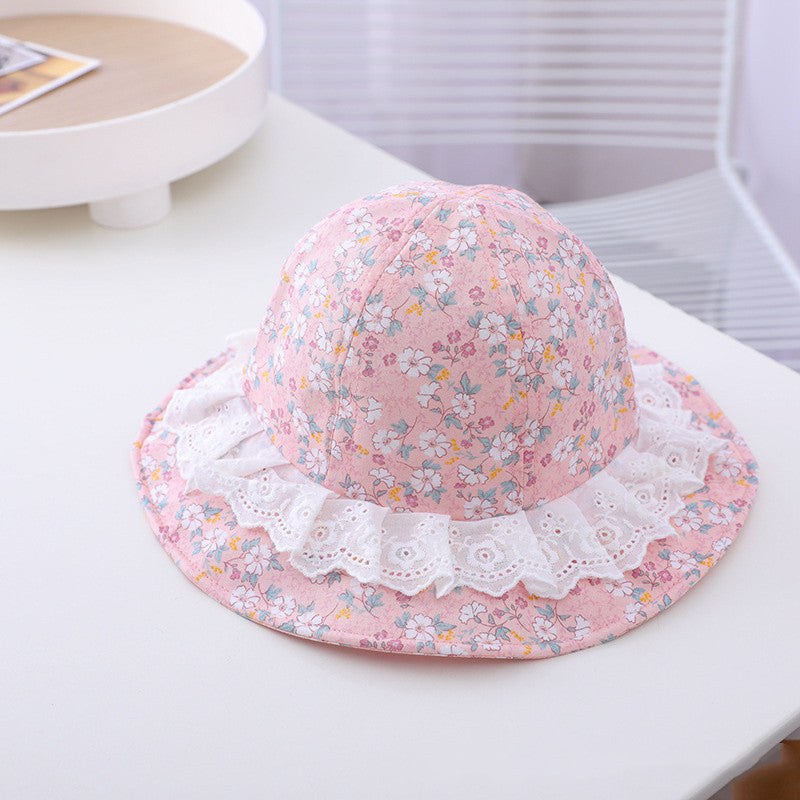 Basin of broken beautiful lace hat shading