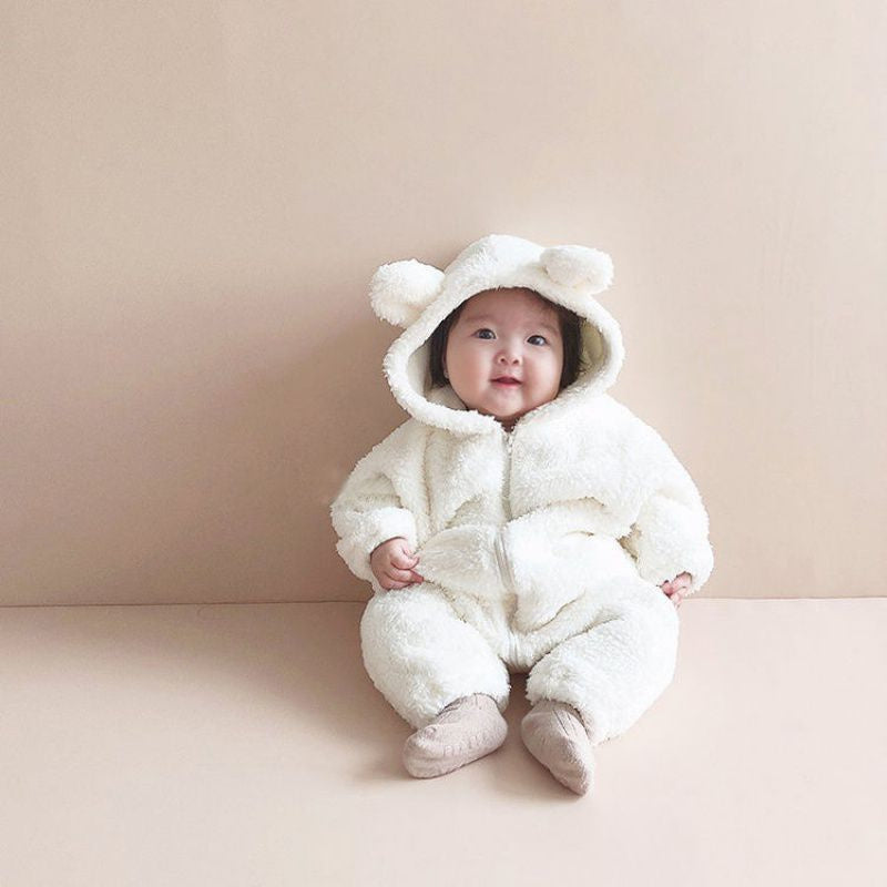 Baby Cute Soft Cotton Bear Onesie Go Out Wear