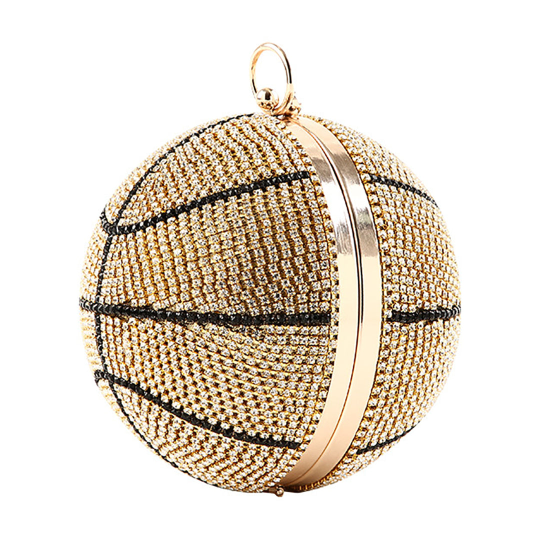Fashion Shiny Basketball-shape Handbags