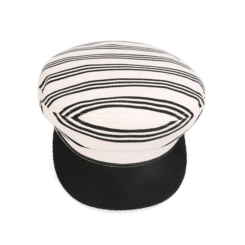 Spring Lndividual Style Striped Beret