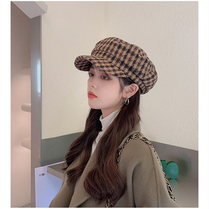 Versatile newsboy fashion duck tongue beret