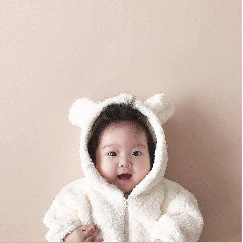 Baby Cute Soft Cotton Bear Onesie Go Out Wear