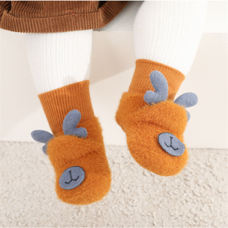 Thick Warm And Non-slip Cartoon Socks