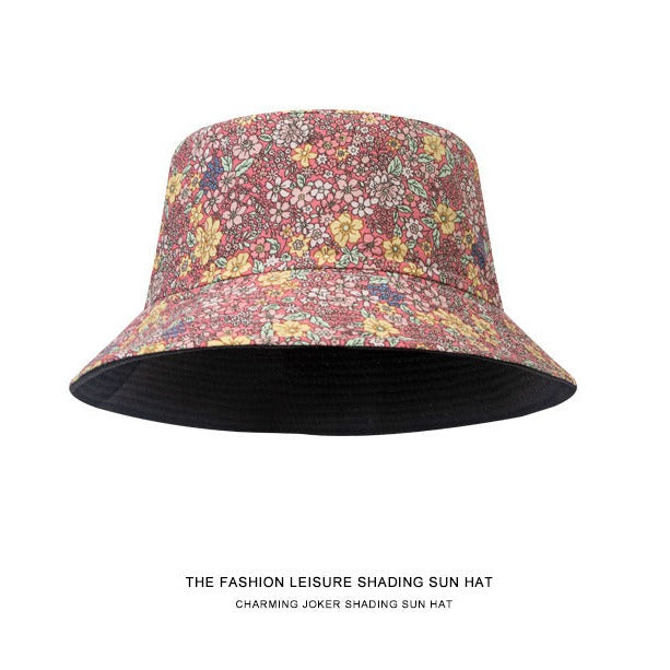 Fresh Floral Sunshade Fashion Fisherman Hat