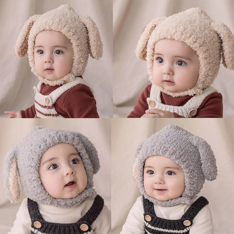 Long-eared Rabbit Plush Ear Protection Hat