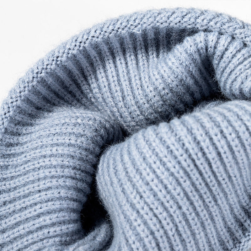 Winter Outdoor Striped Jacquard Warm Knit Hat