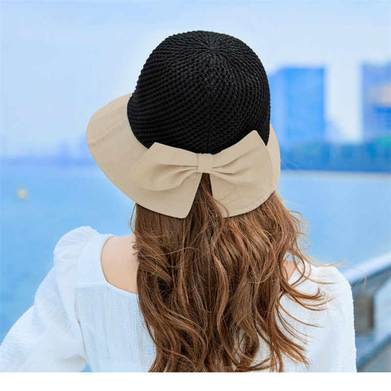 Summer Sunscreen Hollowed-out Fisherman's Hat