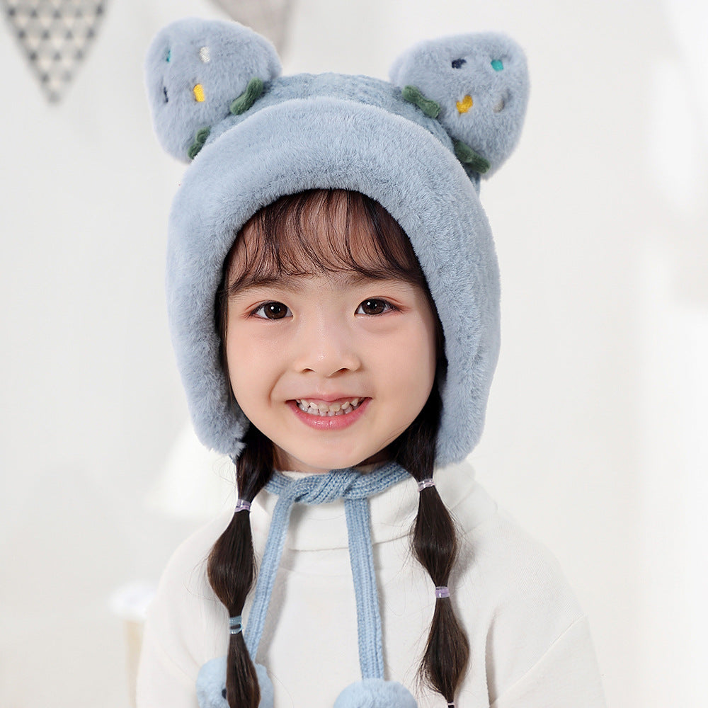 Two-piece Strawberry Ear Scarf