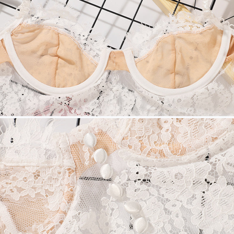 Summer Ultra-thin Breathable Lace Sexy Bra