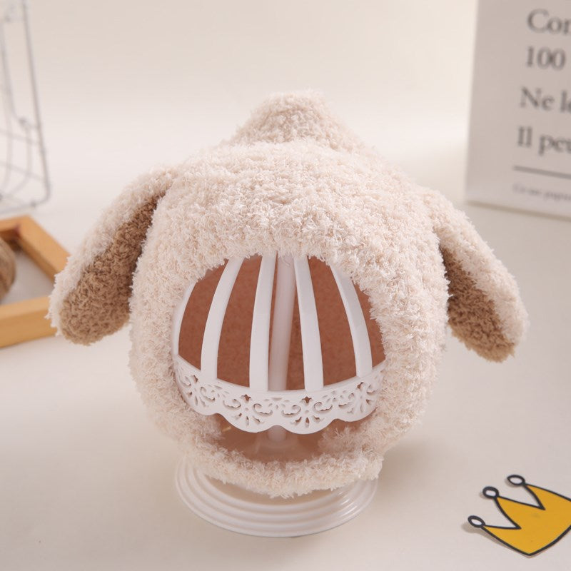 Long-eared Rabbit Plush Ear Protection Hat
