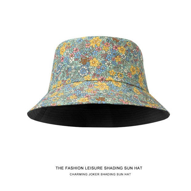 Fresh Floral Sunshade Fashion Fisherman Hat