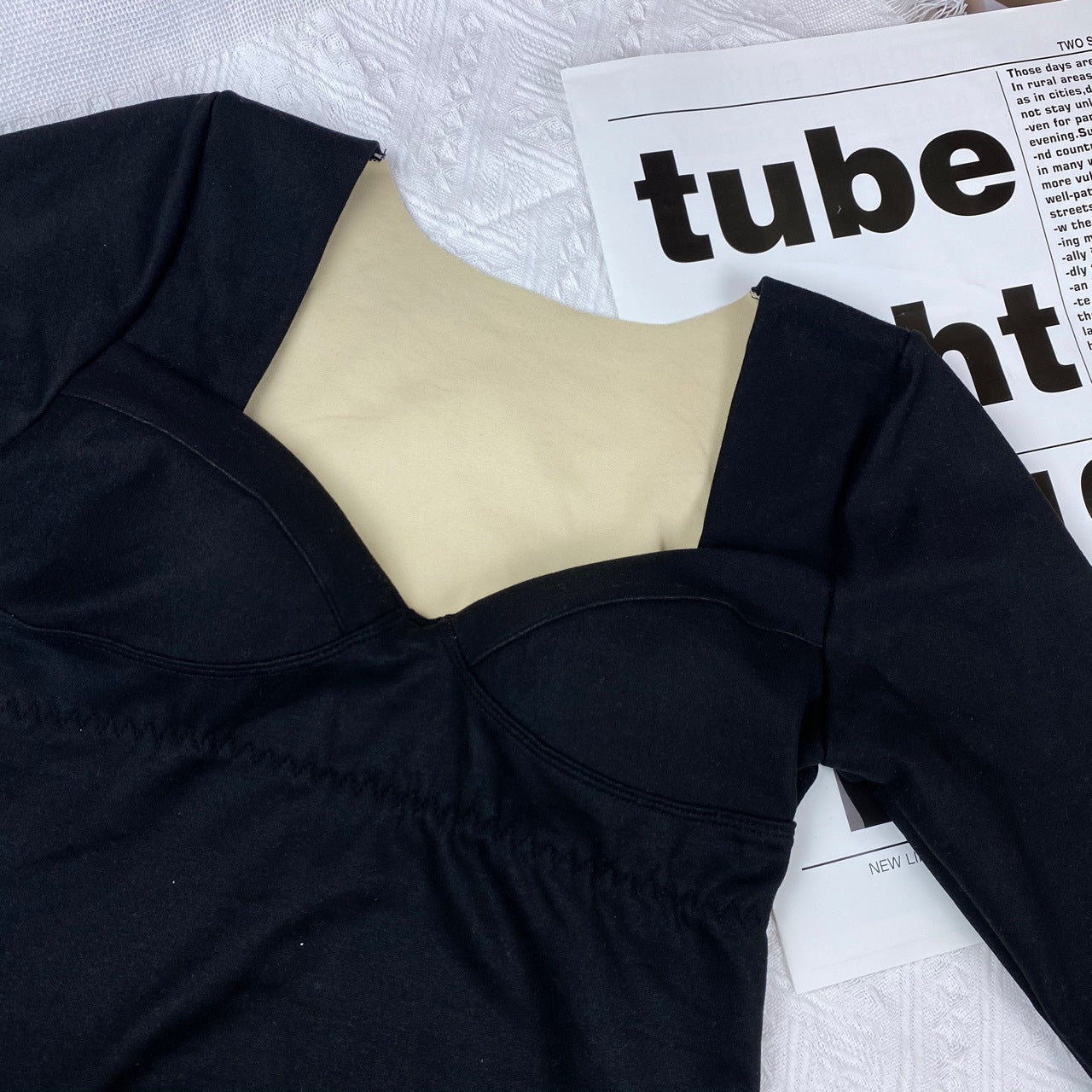 Seamless Thermal Underwear With Chest Pad