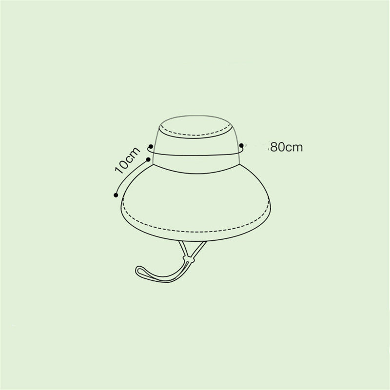 Summer Cartoon Lovely Children Breathable Sunshade Fisherman Hat