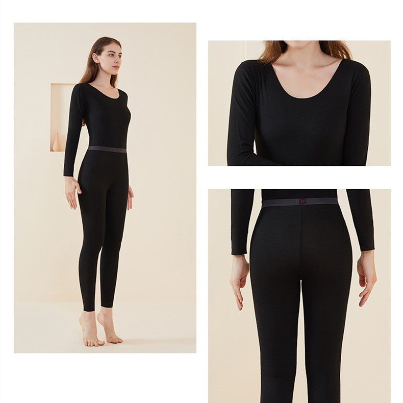 Non-marking Long Sleeve Thermal Underwear For Women