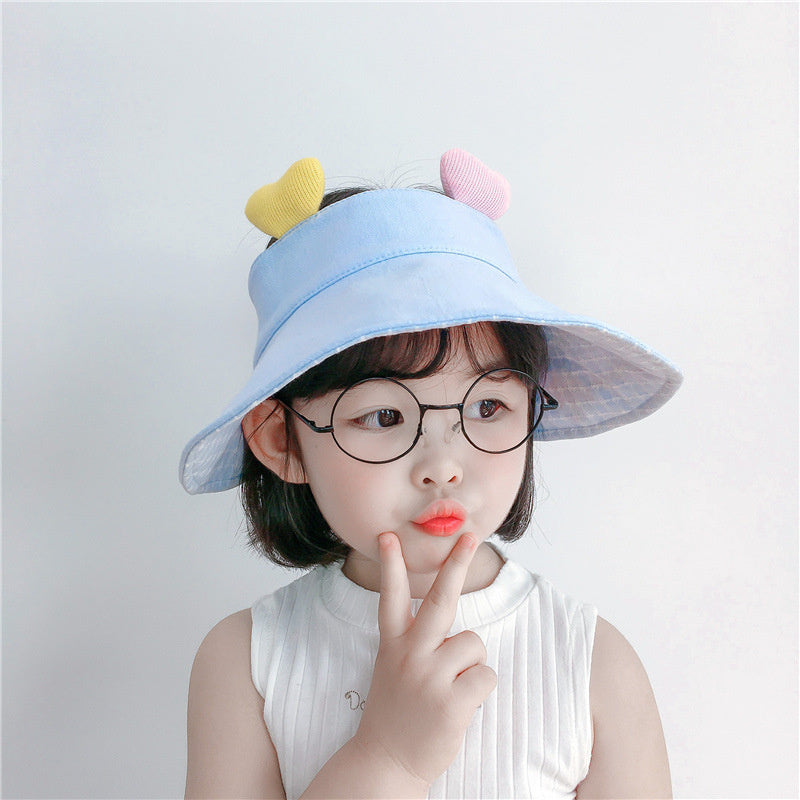Baby Hearts cute cartoon Fisherman hat