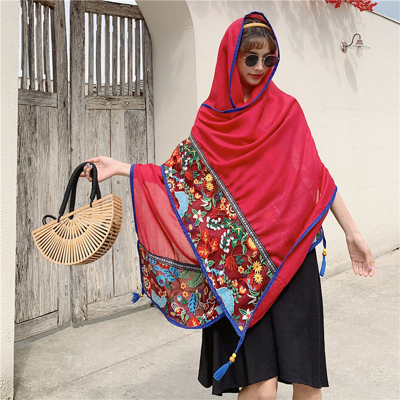 Ethnic Style Scarf For Travel