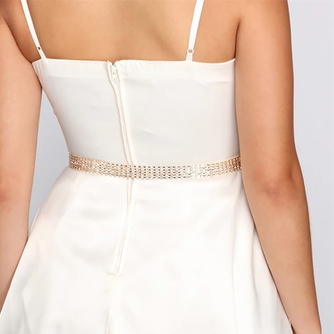 Rhinestone Embellishment Women Waist Chain