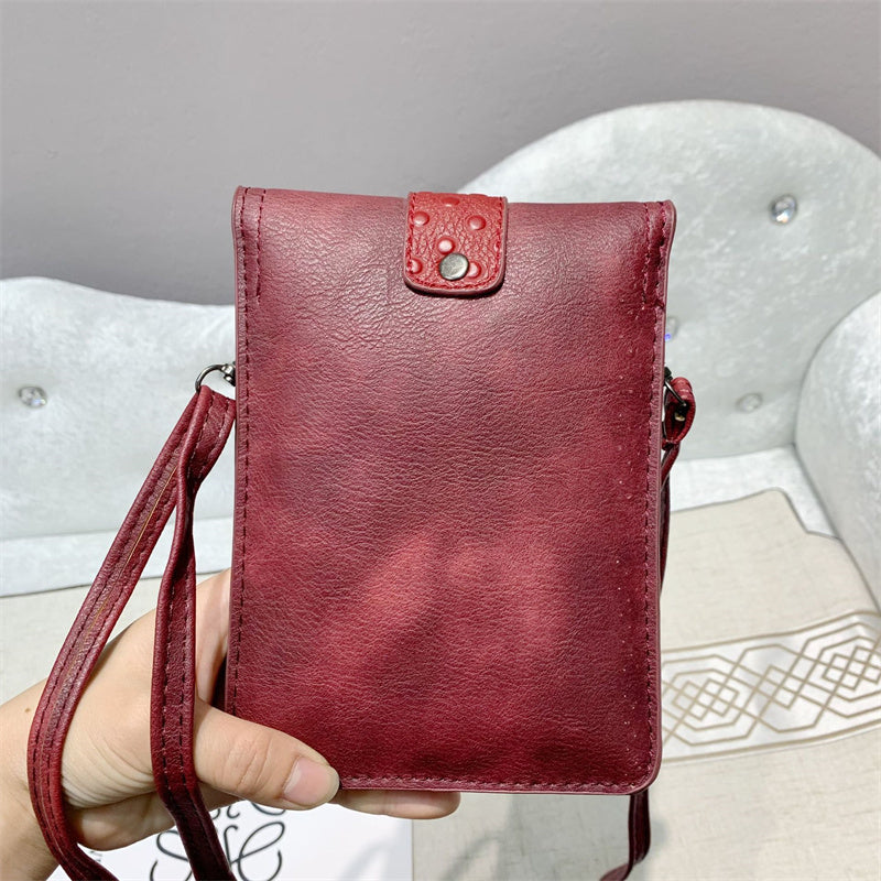 Fashion Two-Tone Polka Dot Shoulder Bag