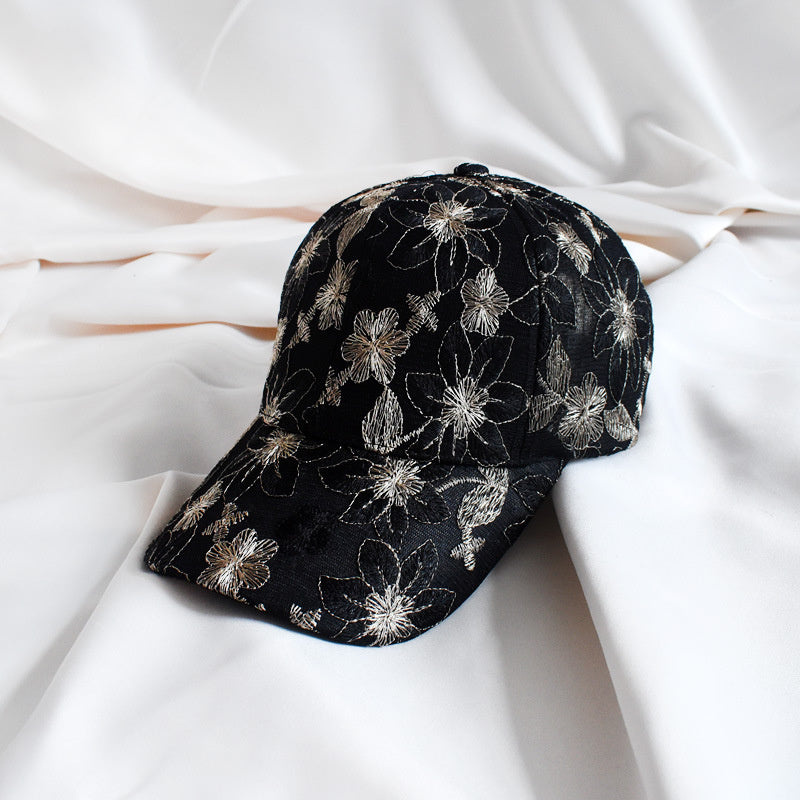 Lace sunshade fashion outdoor baseball cap