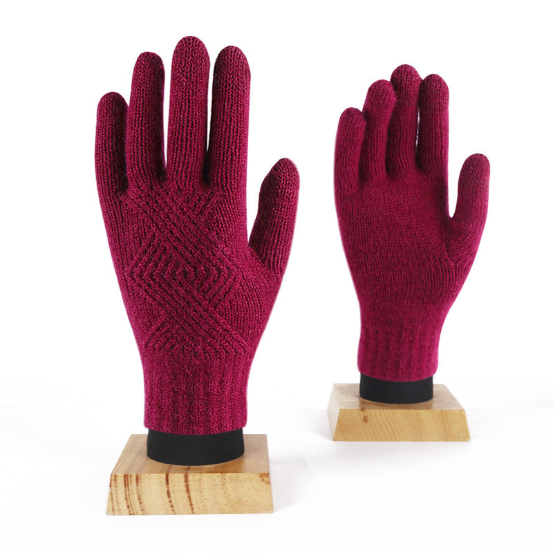 Winter Knitted Windproof Touchscreen Warm Gloves
