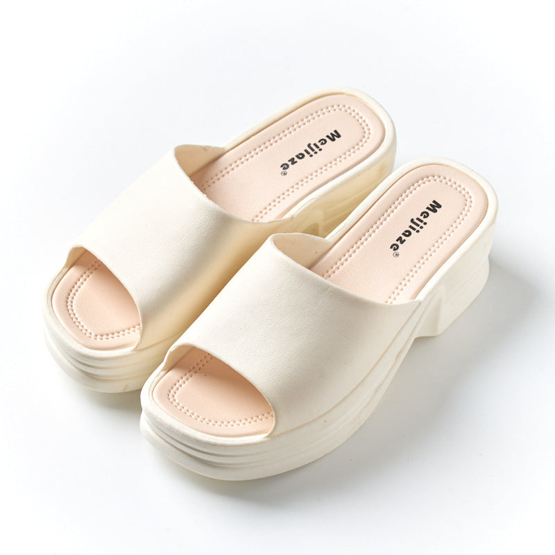 High Heel Slippers Platform Sandals For Street