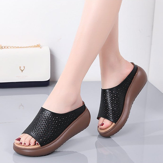 Hollow Platform Sandals
